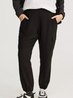 Torrid Black High-Rise Cargo Jogger Pants – Size 1 (L/XL)